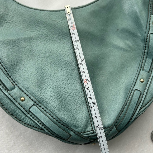 Liz Claiborne blue leather handbag - Picture 4 of 4